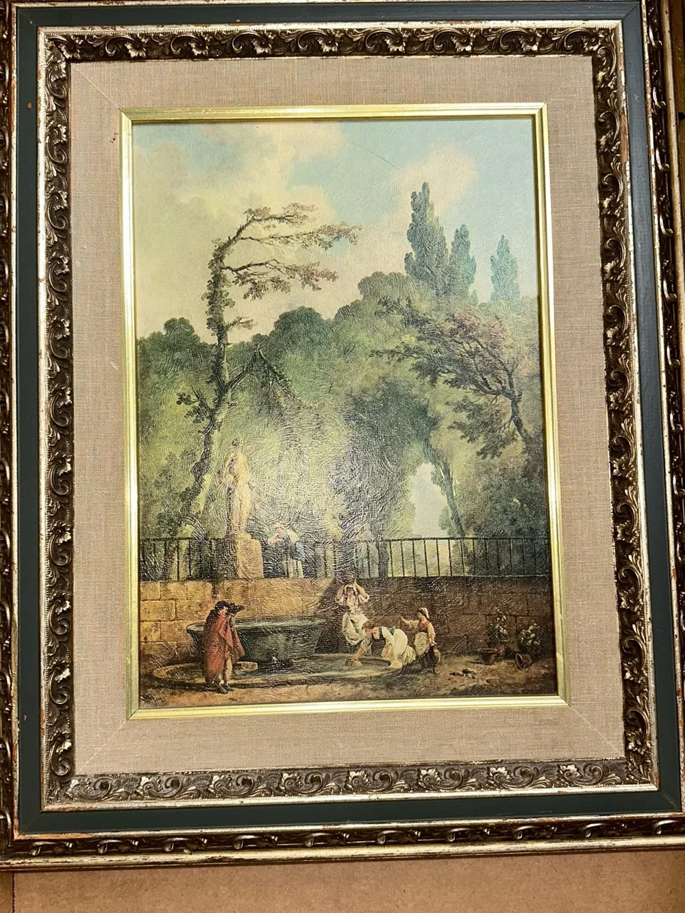Pair (Set of 2 ) 1960's - 1970's Vintage - Turner Wall Art The Roman Garden
